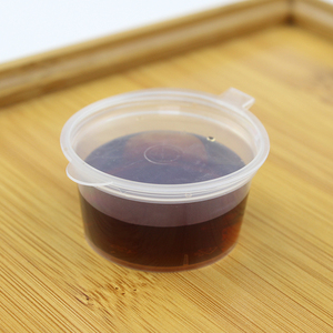 Mẫu Miễn Phí 1.5Oz Nước Sốt Cup Với Nắp <span class=keywords><strong>Container</strong></span> Cho Nước Sốt Gói - Product Image 5