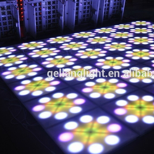 100 wát LED di động Dance Floor tile Slim Kích thước RGB chiếu sáng cho khách sạn djs với sắt Nhôm Cơ thể <span class=keywords><strong>DMX</strong></span> & DMX512 điều khiển trên bán - Product Image 2