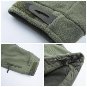 Giacca tattica con cappuccio Soft Shell in pile elastico ad alta densità da uomo per tiro tattico da combattimento all'aperto softair - Product Image 3
