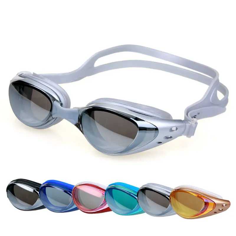 Gafas de natación para adultos, lentes de natación de silicona, resistentes al agua, profesionales, antivaho