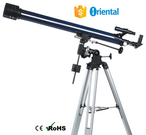 Equatoriale Sky Telescoop 60900EQ Refractor Gemaakt In China, Aluminium Kid Speelgoed Glas Telescoop, Horloge Sterren Telescoop Papier Gift doos - Product Image 1