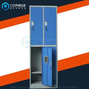 <span class=keywords><strong>Taquilla</strong></span> metálica de dos cuerpos con doble puerta cada uno.4 <span class=keywords><strong>armario</strong></span> - Product Image 2