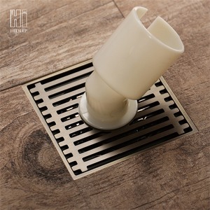 HIDEEP Siphon de sol anti-odeur 4 pouces au design moderne pour hôtels, avec installation et nettoyage faciles - Product Image 1