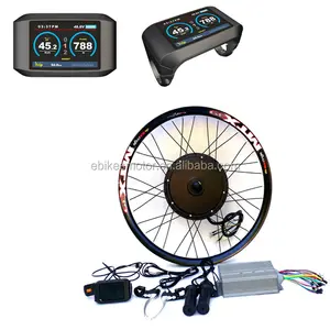 High power MTX rim 1kw electric bike motor conversion kits BLDC gearless motor LCD optional hub motor