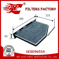 ZYC Hebei-filtro de aire para cabina de coche, filtro de carbón para cabina, 1K1819653B 1K1819653A