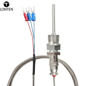 Lonten RTDPT100温度センサー取り外し可能なコネクタ付き1/<span class=keywords><strong>2</strong></span>インチNPTスレッド - Product Image 3