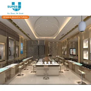 Schmuck Display Store Stand Juwelier geschäft Möbel Dekoration Mode Luxus Modern Jewelry Shop Interior Design