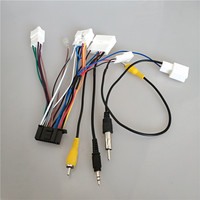 Faisceau de câbles de véhicule électrique à 22 broches avec connecteur RCA iso faisceau de câbles pour voiture