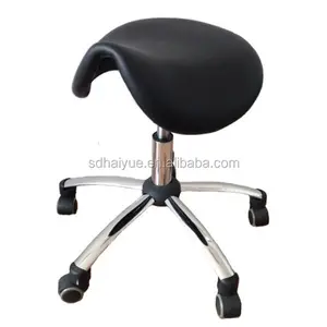 HAIYUE Best Hot Professional Design Salon Saddle Stool / Dental Medical Clinic deluxe doctor saddle Seat stool HY1034