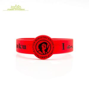 أساور معصم من المطاط 1/2 بوصة رخيصة الثمن 2024 أساور معصم من السيليكون محفورة ملونة - Product Image 4