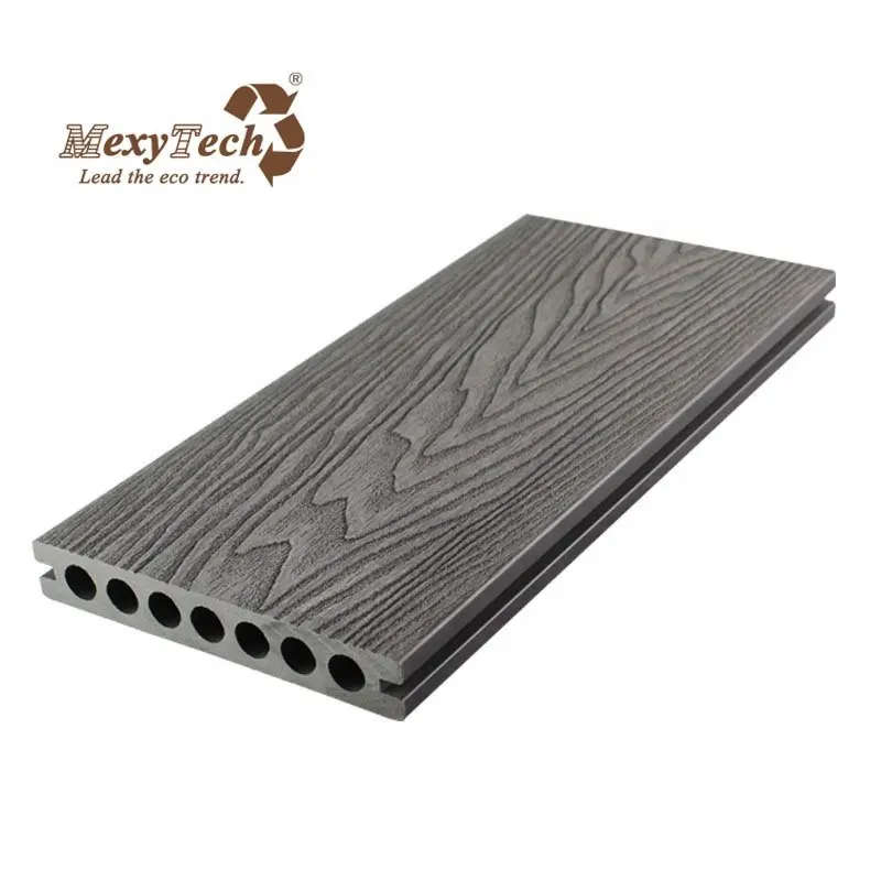 natural flooring / new fashion 3d embossing composite decking