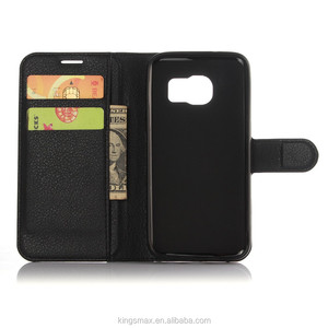 New Premium Accessorio Del Telefono per Nuova Venuta Galaxy Modello Cassa Del Telefono Copertura Elegante In Pelle Nera <span class=keywords><strong>S7</strong></span> - Product Image 2