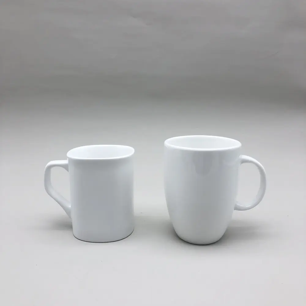 Magnésia porcelana caneca branca de boa qualidade barato