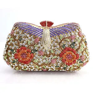 Модные новые женские вечерние сумки-клатчи с кристаллами для девочек оптом из Китая маленькие женские вечерние сумки Sinyafashion CB0229 CN;GUA