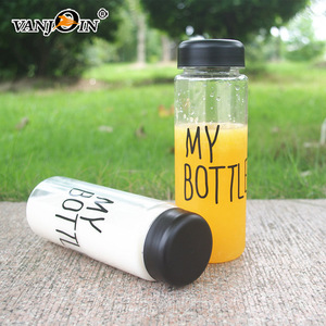 Botella de Plástico Transparente Mate Personalizada <span class=keywords><strong>BTS</strong></span> PC My Bottle, Botella de Agua Esmerilada EXO 500ml - Product Image 3