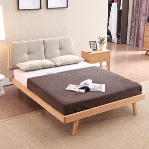 Mueble de dormitorio Escandinavo de madera maciza contemporáneo nuevo