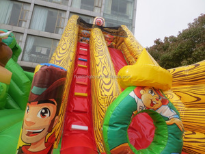 Gorila inflable para bebés, tobogán grande inflable, <span class=keywords><strong>parque</strong></span> de atracciones con toros inflables - Product Image 4