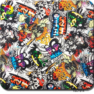 TSAUTOP Del Fumetto Graffiti modello Hydro grafica stampa di trasferimento dell'acqua pellicola di stampa con 0.5 m di larghezza
