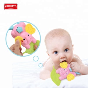 Éléphant secouant cloche faire <span class=keywords><strong>son</strong></span> jouets molaires dentition hochet pour infantile - Product Image 2
