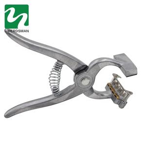 Strumenti per la marcatura di suini in lega di alluminio pinze veterinarie per tatuaggi di maiale seminare le pinze del tatuaggio del corpo con numeri e alfabeti - Product Image 3