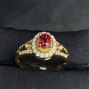 <span class=keywords><strong>Dubai</strong></span> Sang Trọng Đồ Trang Sức Mỹ Bán Buôn Cổ Điển 18K Vàng Kim Cương Tự Nhiên <span class=keywords><strong>Ruby</strong></span> Ring Đối Với Phụ Nữ Cưới Engagement - Product Image 4