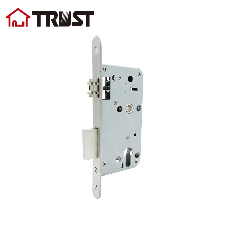TRUST 7255-RC-DB-SS HomeハードウェアRoller Bolt Mortise Mortise Lock 55ミリメートルBackset Door Securityほぞロックシリンダー