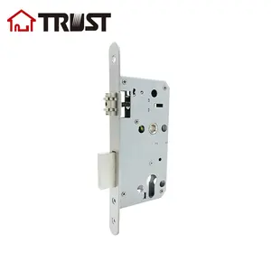 TRUST 7255-RC-DB-SS Home hardware Roller Bolt Mortise Mortise Lock 55mm Backset Door Security mortise lock cylinder