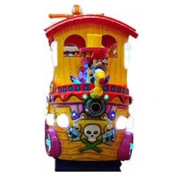 Hotselling machine de voiture pour enfants à monnayeur d'intérieur Le petit bateau pirate à vendre