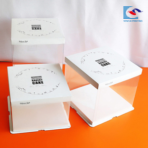 <span class=keywords><strong>Fancy</strong></span> Tùy Chỉnh In Bánh Bánh Hộp Giấy Với Cửa Sổ PVC - Product Image 2