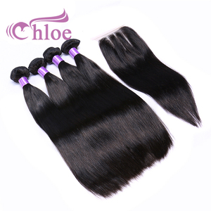 Venta al por mayor de materias primas cutícula alineada brasileño de la Virgen del pelo de la armadura del pelo humano paquete muestra gratis 100% original brasileño Paquete de pelo - Product Image 3