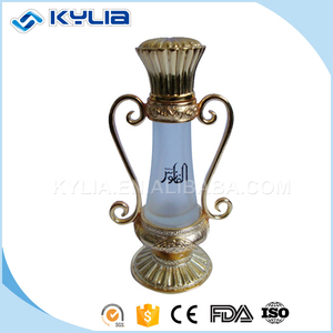 Aladdin lámpara de giro de metal de oro forma 18 ml botella de perfume - Product Image 1