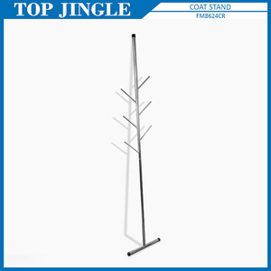 รางตั้งโชว์เสื้อโค้ทและหมวกดีไซน์ลายหินกรวด - Product Image 6