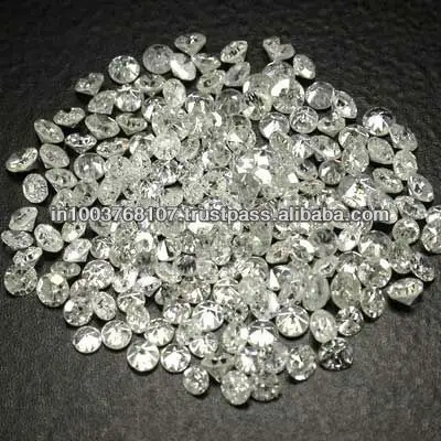 NATURAL SUPER WHITE DIAMOND 0.7MM - 2MM SIZE、DEF-VVS
