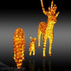 2024 Toprex decoración <span class=keywords><strong>de</strong></span> <span class=keywords><strong>Navidad</strong></span> al aire libre Led acrílico Reno <span class=keywords><strong>adornos</strong></span> para la venta - Product Image 5