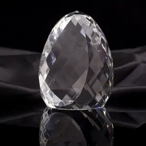 Honor of crystal Design Facet Crystal Egg Paperweight Manufacturer Crystal Diamond Souvenir Gift