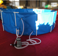 600-100000L Kleiner tragbarer Metallrahmen-Pool Runder Stahlrahmen-Pool Oberirdische Außen pools für Kinder