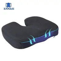 Almofada ortopédica confortável, ergonômica, assento de carro, espuma de memória para cóccix, gravidade zero, almofada para cadeira, alívio