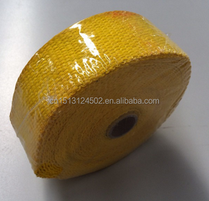 Haute qualité 25mm fibre de verre échappement ruban isolant <span class=keywords><strong>tuyau</strong></span> d'échappement automatique Protection contre les hautes températures - Product Image 6