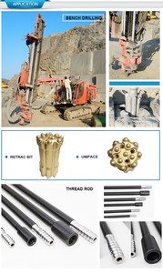 Prodrill גבוהה באיכות T38 T45 T51 פטיש מים גם MF הארכת תרגיל מוט - Product Image 5