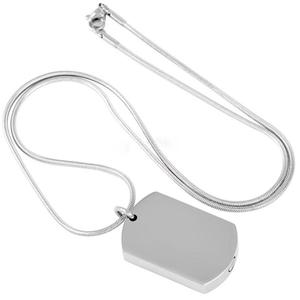 Per sempre nel mio cuore <span class=keywords><strong>mamma</strong></span> e papà quadrati in acciaio inossidabile urna commemorativa in cenere ricordo gioielli cremazione - Product Image 5