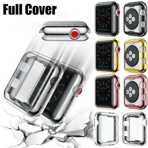 Penutup Casing Pelindung Menyeluruh TPU Transparan Lembut untuk Apple Watch 38Mm - Product Image 2