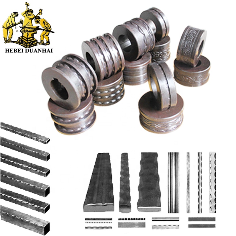 Кованый железный ролик для тиснения Металлический Стальной Ролик для тиснения