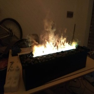 Lò sưởi điện hơi nước 3D 48 inch với các bản ghi hoặc đá cuội sản phẩm giá thấp - Product Image 5