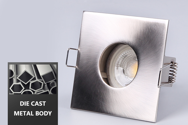 82mm Recessed Anti Glare Downlights Fixture AC 220-240V Ceiling Mounted Down Lights