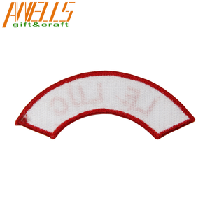 カスタムロゴバイカーパッチアップリケ3D刺繍アイアンオンパッチメロウボーダーポリエステル生地素材 - Product Image 4