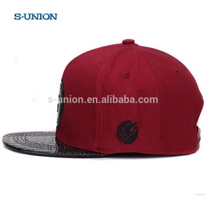 S-UNION Leather <strong>Flat</strong> Brim Trucker Baseball <strong>Cap</strong> for <strong>Women</strong> Men Bones Gorras Hats Outdoor Hip Hop Snapback Sports <strong>Caps</strong> - Product Image 4