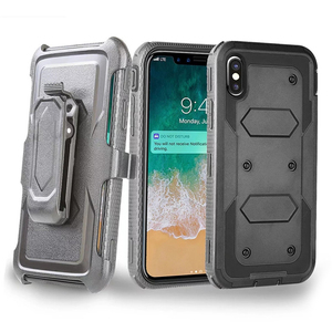 2in1 Clip da Cintura Fondina Antiurto Cassa Del Telefono per il <span class=keywords><strong>iphone</strong></span> caso di <span class=keywords><strong>X</strong></span> <span class=keywords><strong>covers</strong></span> - Product Image 1