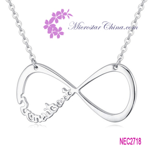 Nouveau arrivé haute qualité stock mode ronde pas cher gravé love you oui <span class=keywords><strong>je</strong></span> aime <span class=keywords><strong>te</strong></span> aime collier - Product Image 4