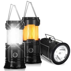 Goldmore Draagbare Led Vlam Camping Licht Lantaarn Noodverlichting Tent Licht Hand Lamp Voor Outdoor Activiteit