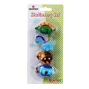 Kid funny animal shape 지우개 3D 지우개